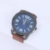 U.S. Polo Assn. MEN'S BLUE FACE AND BROWN STRAP ANALOG WATCH -Modern Wear Shop US5298UO 4788