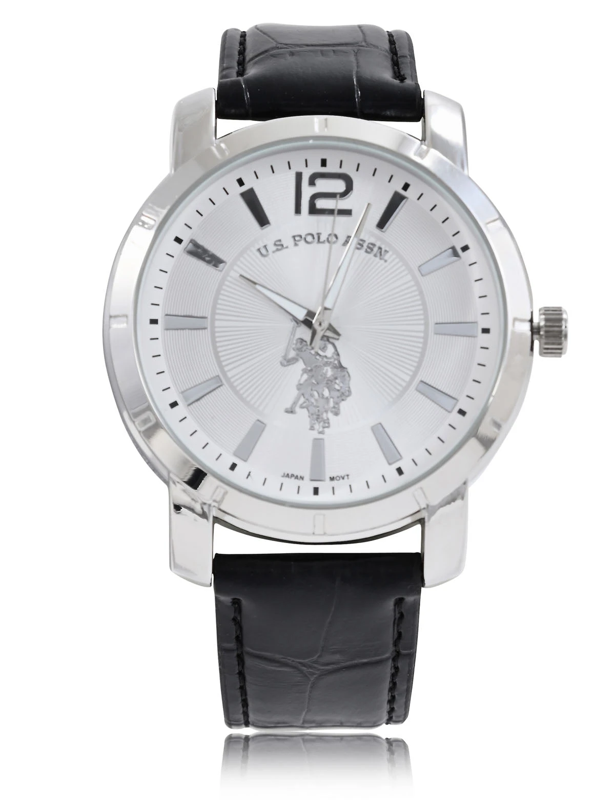 U.S. Polo Assn. MEN'S LINK AND CROC STRAP WATCH SET 7 U.S. Polo Assn. MEN'S LINK AND CROC STRAP WATCH SET - Image 5