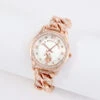 U.S. Polo Assn. WOMEN'S CRYSTAL EMBELLISHED CHAIN WATCH