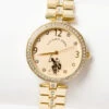 U.S. Polo Assn. LADIES GOLDTONE BRACELET WATCH 2 U.S. Polo Assn. LADIES GOLDTONE BRACELET WATCH -Modern Wear Shop USC40332SRGOLD 56748