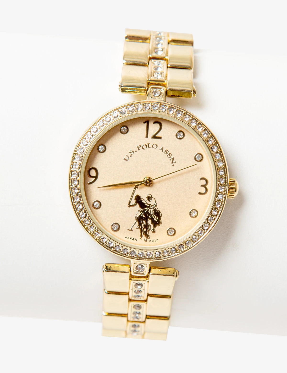 U.S. Polo Assn. LADIES GOLDTONE BRACELET WATCH 3 U.S. Polo Assn. LADIES GOLDTONE BRACELET WATCH