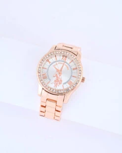 U.S. Polo Assn. LADIES ROSE GOLD BRACELET WATCH