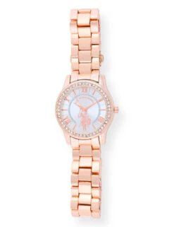 U.S. Polo Assn. LADIES ROSE GOLD BRACELET WATCH -Modern Wear Shop USC40380UO 4887