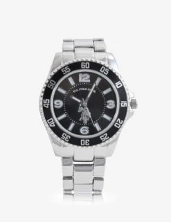 U.S. Polo Assn. MEN'S SILVER LINK WATCH -Modern Wear Shop USC80515