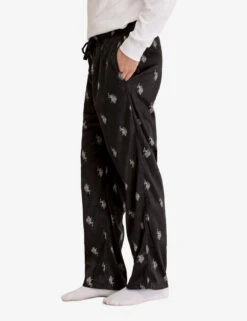 U.S. Polo Assn. LUXE FLEECE PANT -Modern Wear Shop USM223LP38 BLCK 2601