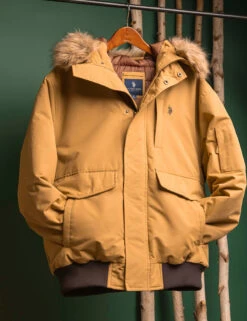 U.S. Polo Assn. FAUX FUR HOODED SNORKEL JACKET -Modern Wear Shop USPA ECOM HOLIDAYFLATS 09.26