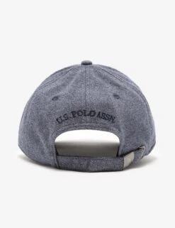 U.S. Polo Assn. MENS HEATHER FLEECE LOGO HAT -Modern Wear Shop USPA ECOM MIXEDACCESSORIES 27A252 COBH 10.05.23 5772
