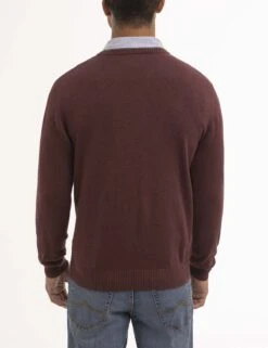 U.S. Polo Assn. SOLID JERSEY CREW NECK SWEATER -Modern Wear Shop USUF3S5243 CRRY 1202
