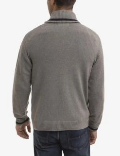 U.S. Polo Assn. TEXTURED SHAWL COLLAR SWEATER -Modern Wear Shop USUF3S5300 FLNH 2158