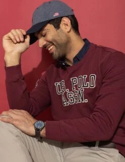 U.S. Polo Assn. MENS HEATHER FLEECE LOGO HAT -Modern Wear Shop VALENTINES DAY 14644