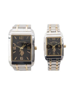 U.S. Polo Assn. HIS AND HERS SQUARE FACE WATCH SET -Modern Wear Shop optimize only f3e56337 65ea 4235 9e30 ee251fa63fb7